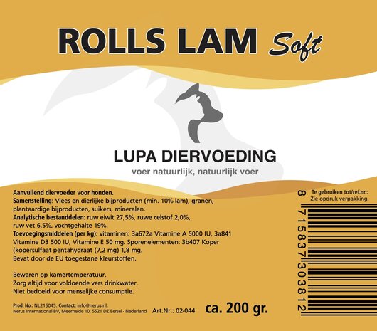 Rolls Lam ca. 200 gram