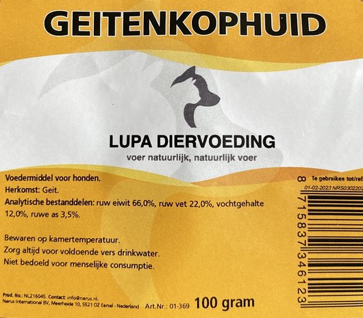 Kophuid Geit, 100 gram